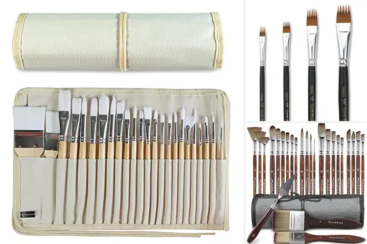 Detailed view of Best Acrylic Oil Watercolor Brushes
