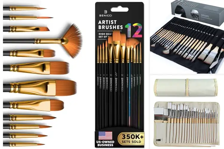 Detailed view of Best Acrylic Painting Brushes to Boost Your Artistic Mastery