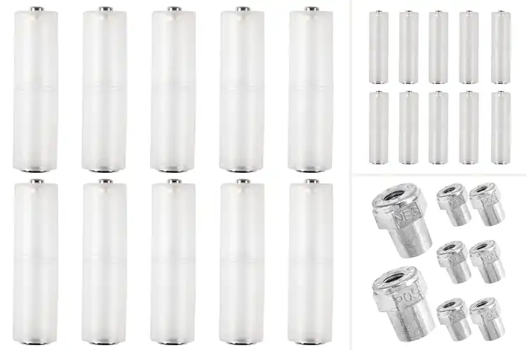 Detailed view of Best Battery Adapters: Ultimate Fix for AAA to D Sizes