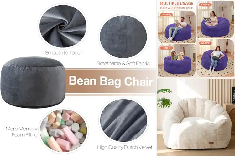 Detailed view of Best Bean Bag Chairs For Adults
