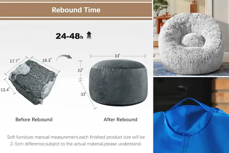 Detailed view of Best Bean Bags For Teens: Cozy Picks They’ll Love