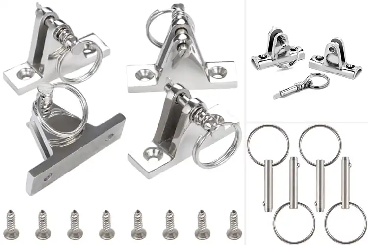 Detailed view of Best Bimini Top Deck Hinge Pins for Smooth Boating