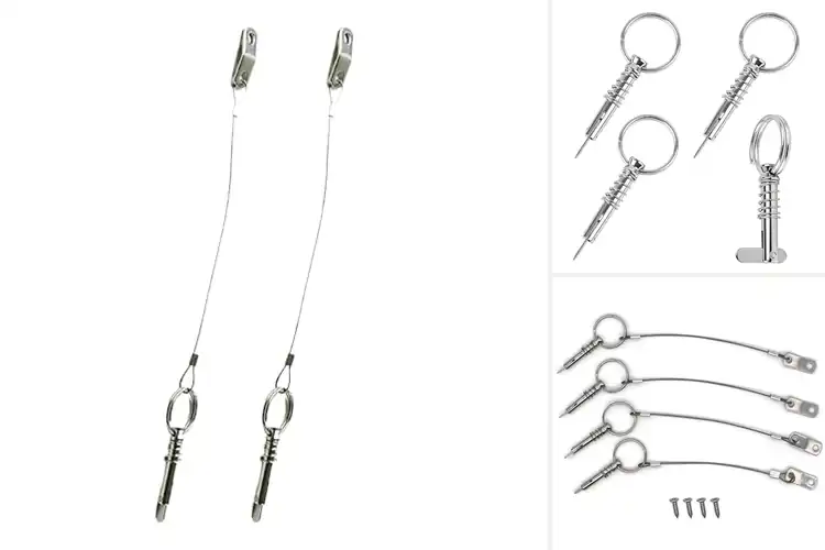 Detailed view of Best Boat Clevis Pins With Drop Cam