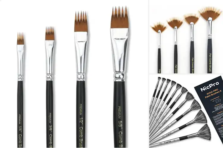 Detailed view of Best Brushes For Feather Painting: Soft Strokes Made Easy