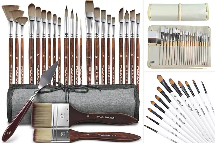 Detailed view of Best Brushes For Oils
