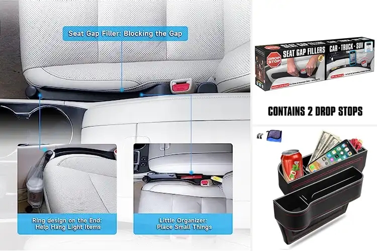 Detailed view of Best Car Seat Gap Organizers
