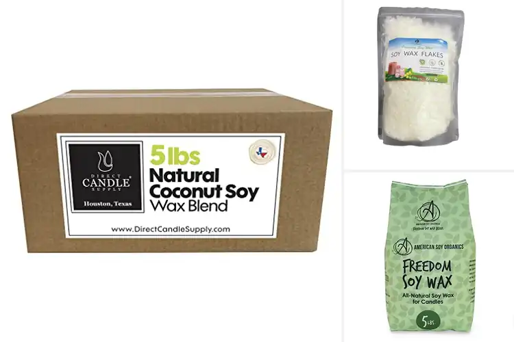 Detailed view of Best Clean Burning Soy Wax Blend