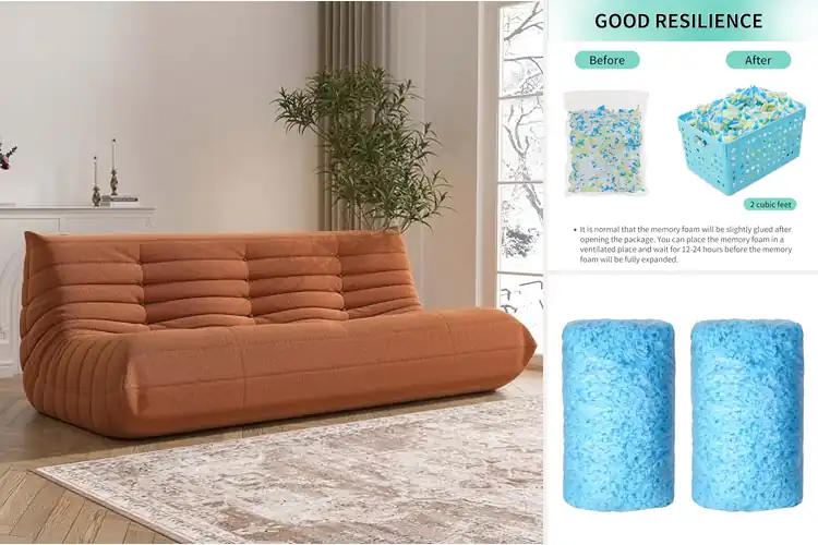 Detailed view of Best Comfort Foam Bean Bags