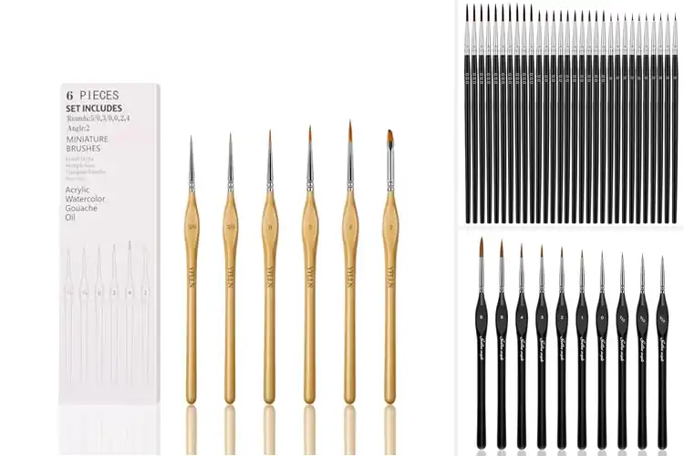 Detailed view of Best Detail Painting Brushes