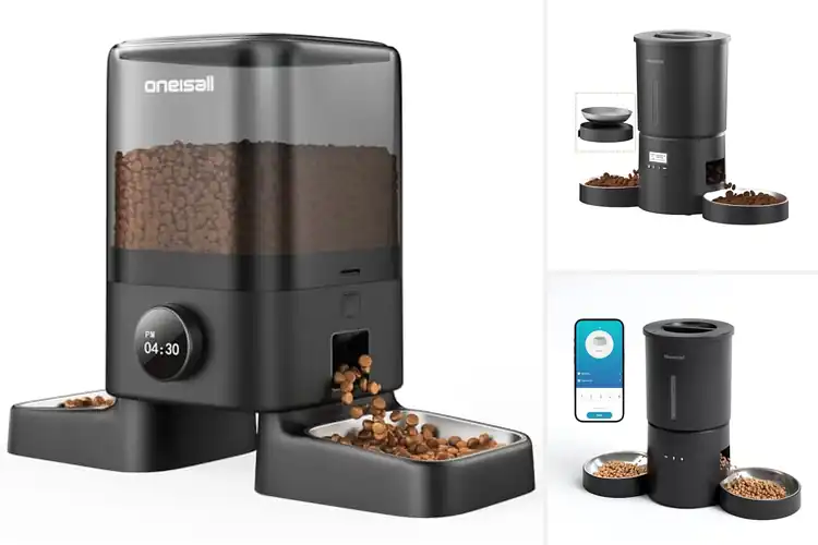 Detailed view of Best Dual Power Cat Feeder With Battery Backup