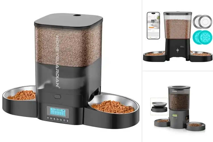 Detailed view of Best Dual Power Cat Feeders