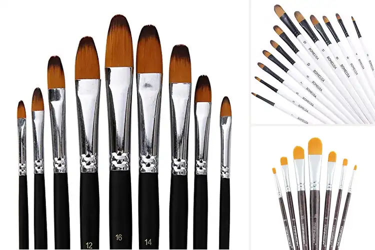 Detailed view of Best Filbert Brushes For Artists