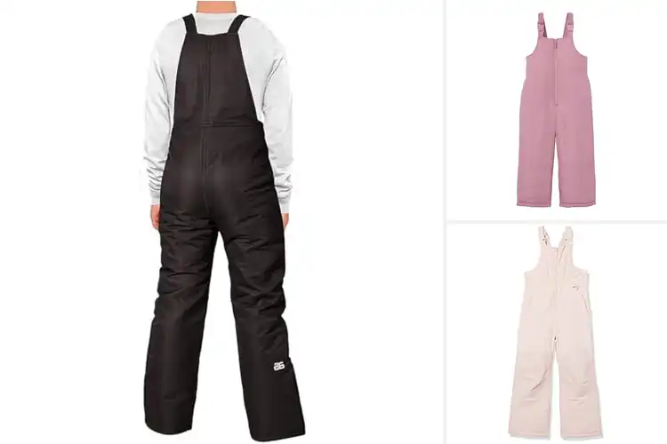 Detailed view of Best Girls’ Snow Bibs