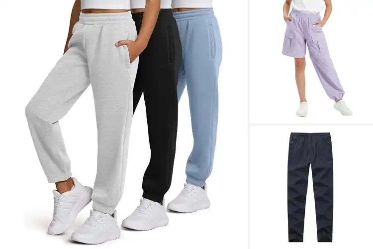 Detailed view of Best Girls’ Zipper Pants