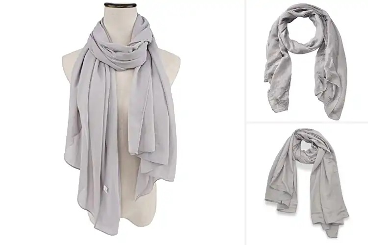 Detailed view of Best Gray Scarves: Top 10 Picks for Style & Comfort All Year