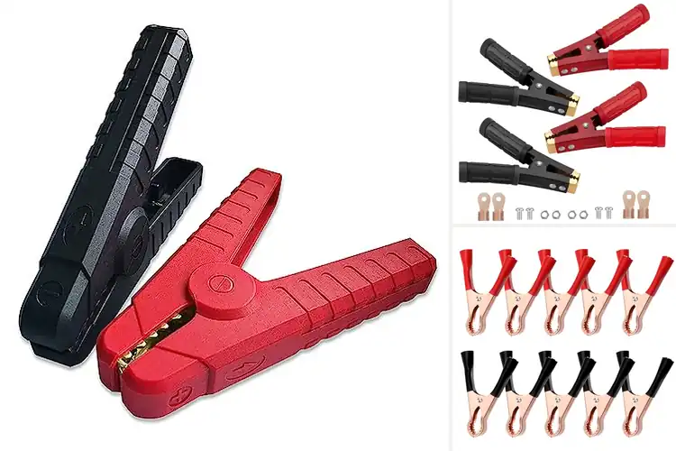 Detailed view of Best Insulated Battery Clamps