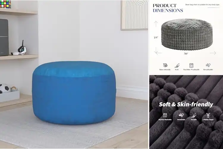 Detailed view of Best Large Bean Bags