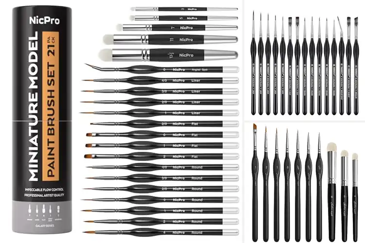 Detailed view of Best Miniature Brushes