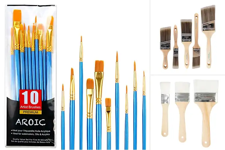 Detailed view of Best Multi-Surface Paint Brushes
