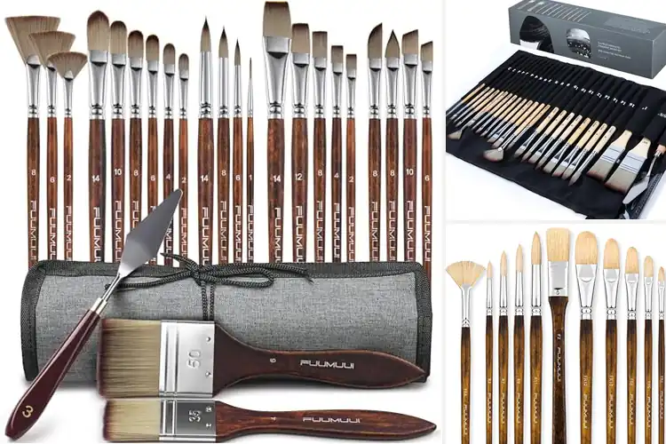 Detailed view of Best Oil Painting Brushes