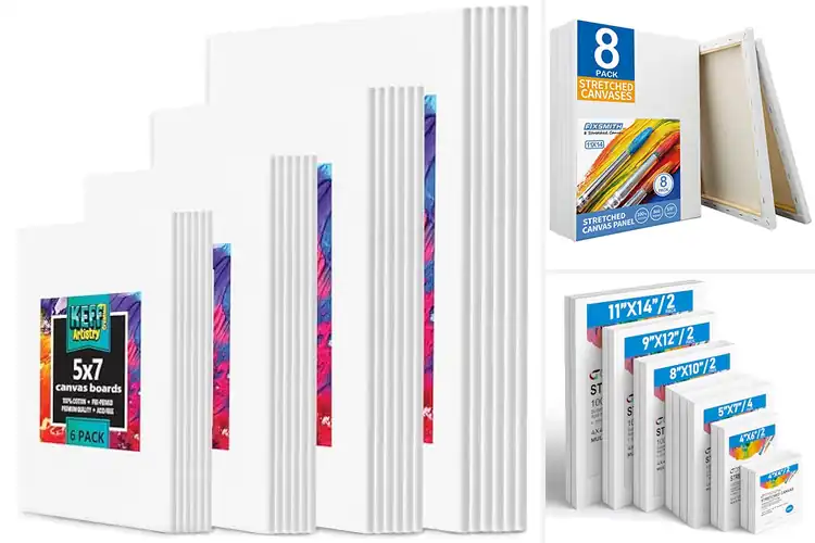 Detailed view of Best Oil Painting Canvases