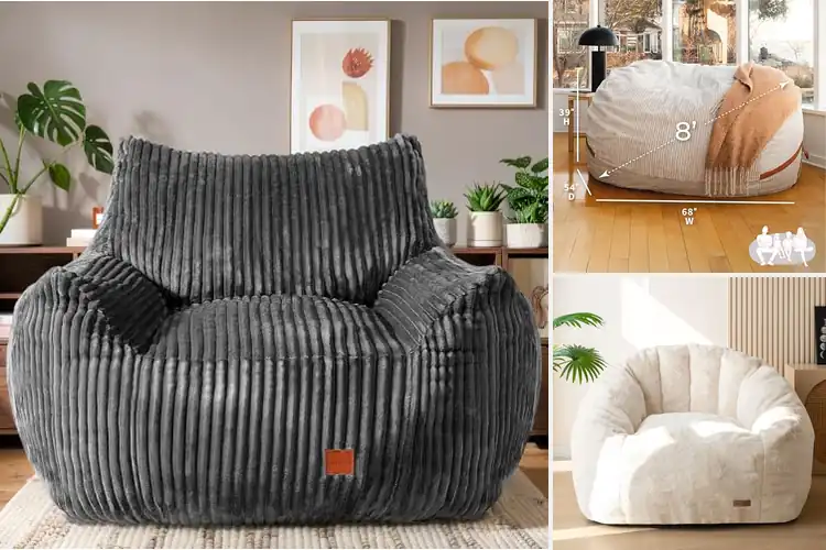 Detailed view of Best Oversized Bean Bag Couches