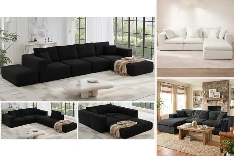 Detailed view of Best Oversized Couch Alternatives for Cozy, Open Spaces