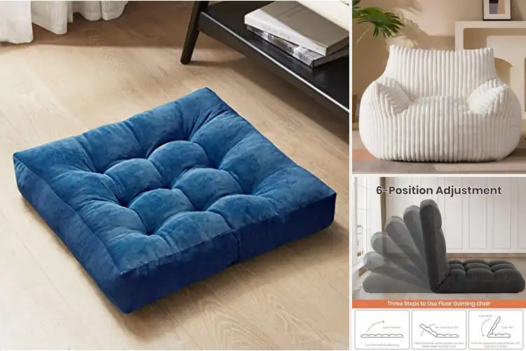 Detailed view of Best Oversized Floor Seats for Cozy, Calm Relaxation