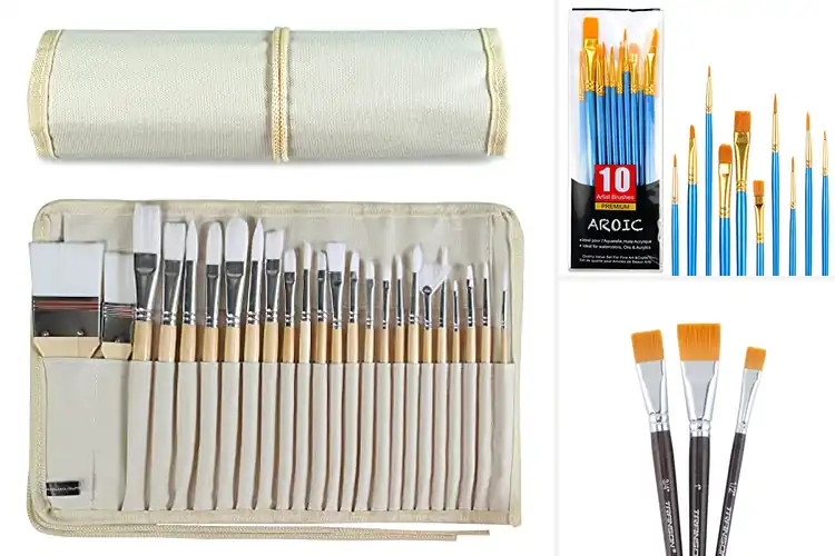 Detailed view of Best Paintbrushes For Acrylic