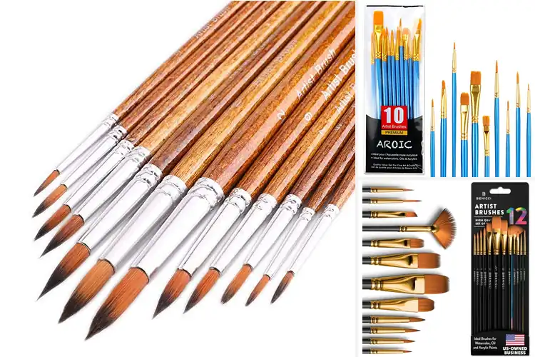 Detailed view of Best Paintbrushes For Watercolor