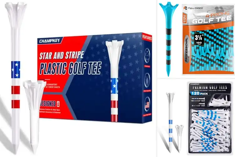Detailed view of Best Plastic Golf Tees
