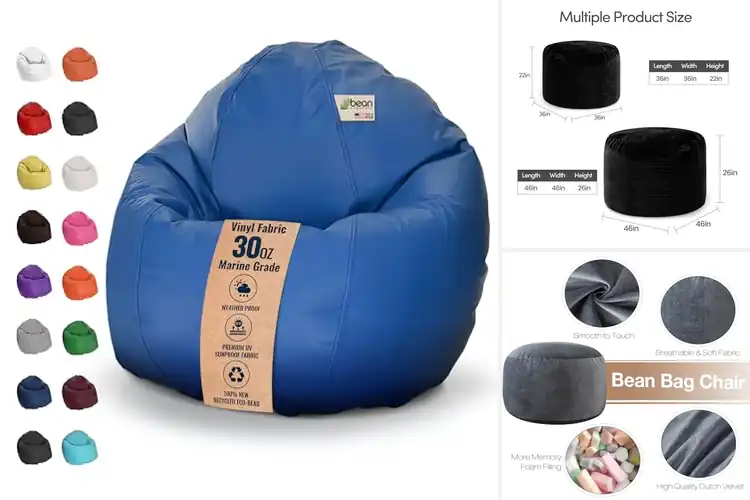 Detailed view of Best Portable Bean Bag Chairs