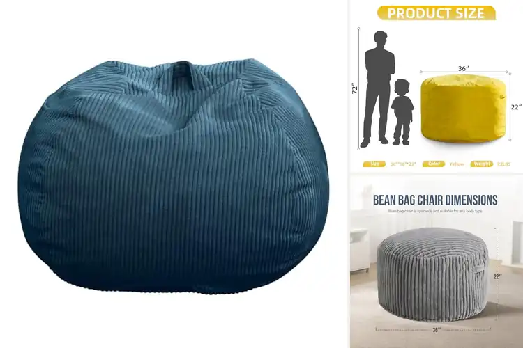 Detailed view of Best Removable Cover Bean Bags: Top 10 Stylish & Comfy Picks