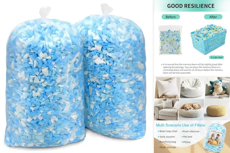 Detailed view of Best Shredded Foam Seats