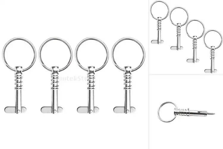 Detailed view of Best Stainless Steel Spring Grip Pins For Bimini