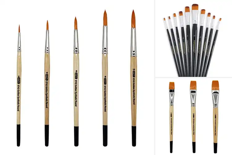 Detailed view of Best Synthetic Filaments Brushes