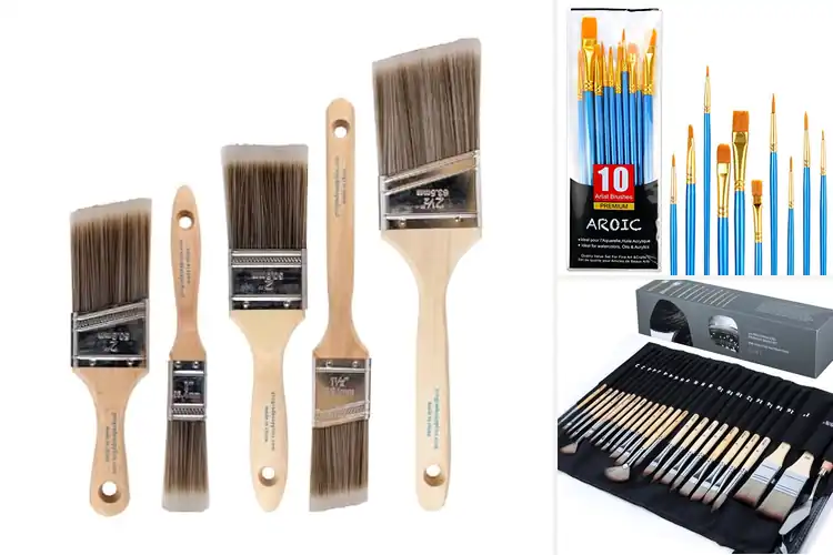 Detailed view of Best Synthetic Paint Brushes