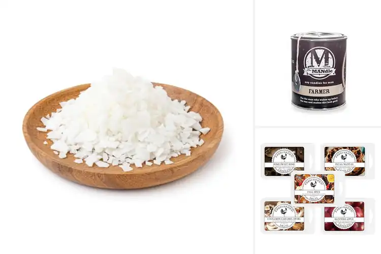 Detailed view of Best US Grown Soybeans Wax: Clean, Pet-Safe Candles