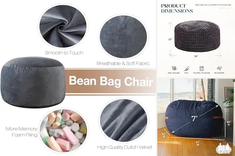 Detailed view of Best Value Giant Bean Bag