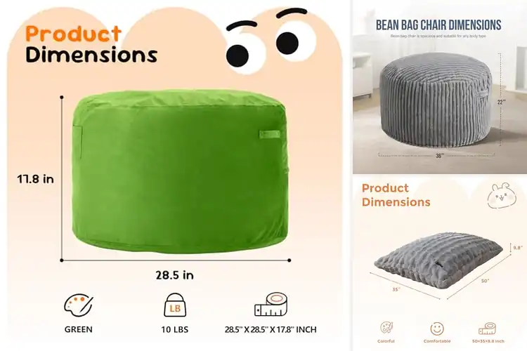 Detailed view of Best Washable Bean Bag Chairs: 10 Easy-Clean, Comfy Picks