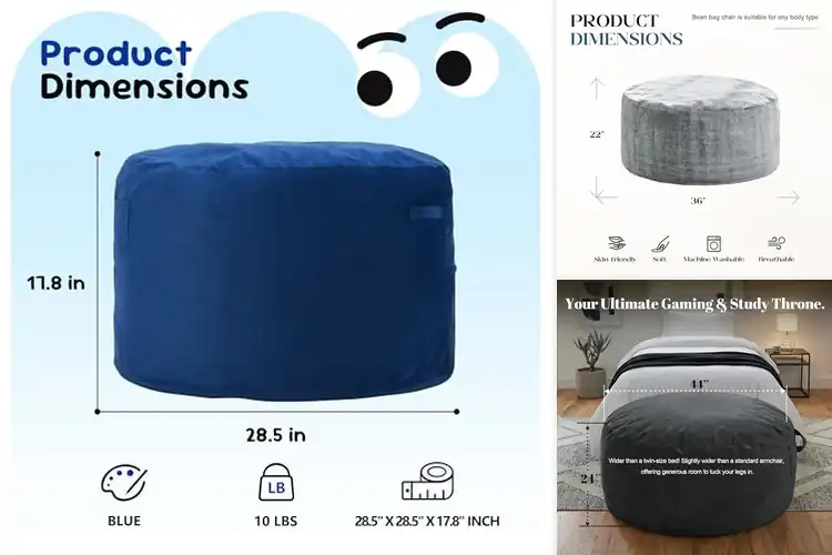 Detailed view of Best Washable Cover Bean Bags