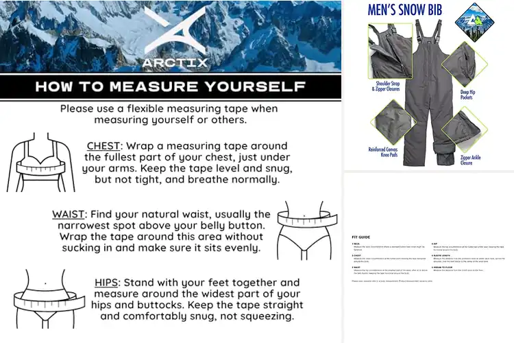 Detailed view of Best Waterproof Snow Bibs