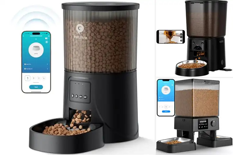 Detailed view of Best WiFi Cat Feeder 2.4GHz 5GHz